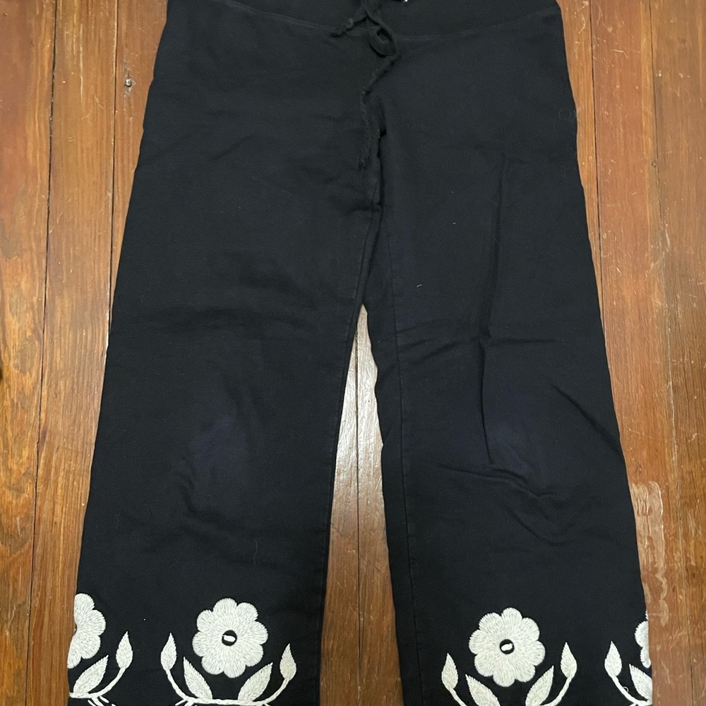 Lucky Brand Black Floral Women’s Bottoms